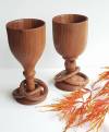 Pair of Elm Wedding Goblets